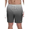 Calvin Klein Graphite Stripe Core Volley Swim Trunks In Black