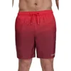 Calvin Klein Core Volley Gradient Dot Swim Trunks In Red