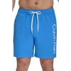 Calvin Klein Core Volley Swim Trunks In Blue