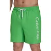 Calvin Klein Core Volley Swim Trunks In Green