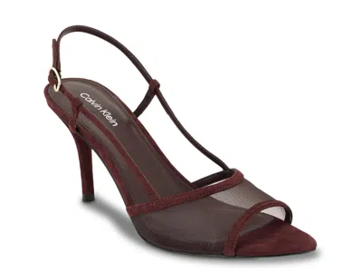 Calvin Klein Corette Sandal In Red
