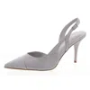 Calvin Klein Corinny Pointed Toe Pump In Light Grey