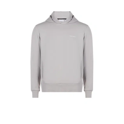 Calvin Klein Cotton-blend Hoodie In Grey