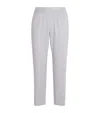 Calvin Klein Cotton-blend Sleep Trousers In White
