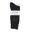 Calvin Klein Cotton-blend Socks In Navy