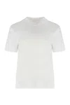 Calvin Klein Cotton Blend T-shirt In White