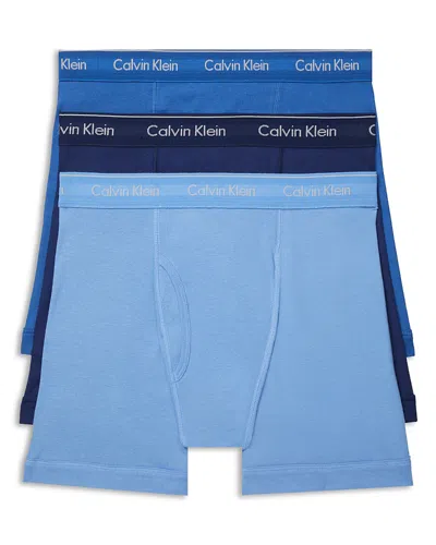 CALVIN KLEIN COTTON BOXER BRIEFS, PACK OF 3,NB4003