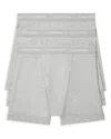 Calvin Klein Classics 3-pack Cotton Boxer Briefs In Gray