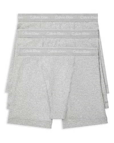 CALVIN KLEIN COTTON BOXER BRIEFS, PACK OF 3,NB4003