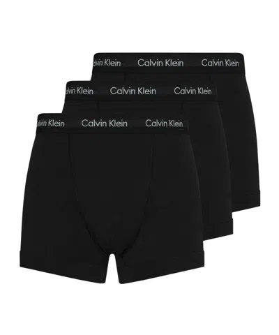 Calvin Klein Cotton Boxer Shorts In Black