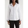 Calvin Klein Cotton Button-up Shirt In Gray