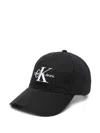 Calvin Klein Cotton Cap In Black