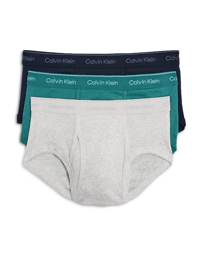 Calvin Klein Cotton Classic Briefs, Pack Of 3 In Gray