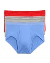 Calvin Klein Cotton Classic Briefs, Pack Of 3 In Glacier
