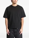 Calvin Klein Cotton Crew-neck T-shirt In Black