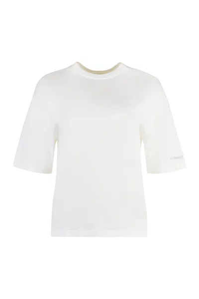 Calvin Klein Cotton Crew-neck T-shirt In White
