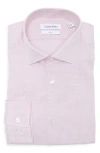 Calvin Klein Cotton Dress Shirt In Rust