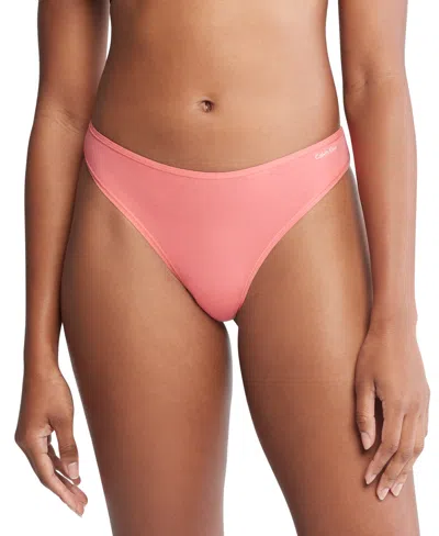 Calvin Klein Cotton Form Bikini Underwear Qd3644 In Calypso Coral