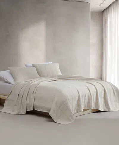 Calvin Klein Cotton Gauze Solid 3-pc. Quilt Set, Queen