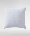 Calvin Klein Cotton Gauze Solid Pillow Cover, 22" X 22"