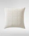 Calvin Klein Cotton Gauze Solid Pillow Cover, 22" X 22"