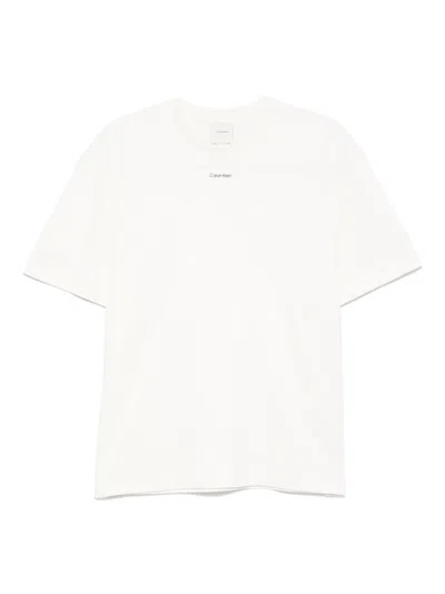 Calvin Klein Cotton Interlock T-shirt In White