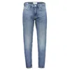 Calvin Klein Blue Cotton Jeans & Men's Pant In Blue