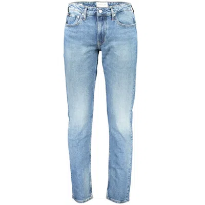 Calvin Klein Cotton Jeans & Men's Pant In Blue