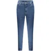 Calvin Klein Elevated High-waisted Washed Jeans In Blue
