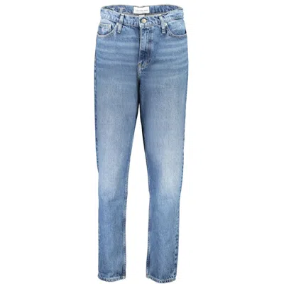 Calvin Klein Cotton Jeans & Women's Pant In Blue