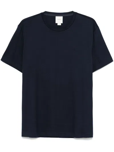 Calvin Klein T-shirt Aus Baumwolljersey In Blau