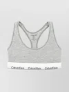 Calvin Klein Cotton Logo Racerback Bralette Icon