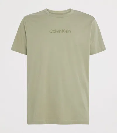 Calvin Klein Cotton Logo T-shirt In Multi