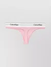 Calvin Klein Cotton Logo Thong Icon In Pink