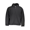Calvin Klein Sleek Waterproof Hooded Sports Jacket In Blue