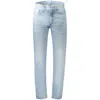 Calvin Klein Blue Cotton Men Jeans In Blue