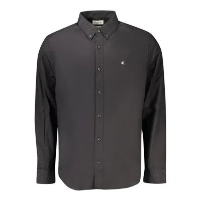 Calvin Klein Cotton Men Men's Shirt In Black