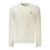 Calvin Klein White Cotton Men Sweater In Neutral