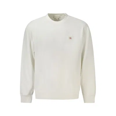 Calvin Klein Cotton Men Men's Sweater In Neutral