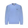 Calvin Klein Blue Cotton Men Sweater In Blue