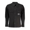 Calvin Klein Black Cotton Shirt In Black