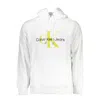 Calvin Klein Elevated Organic Cotton Hoodie Sweater In White