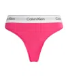 Calvin Klein Cotton-modal Valentines Icon Thong In Multi