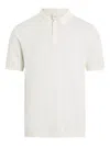 Calvin Klein Cotton Polo Shirt In Neutral