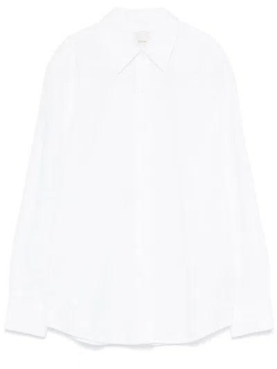 Calvin Klein Cotton Poplin Shirt In White