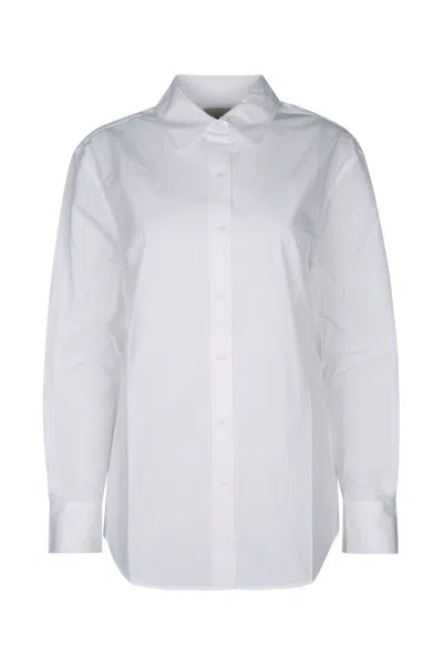 Calvin Klein Cotton Shirt Regular Fit In White