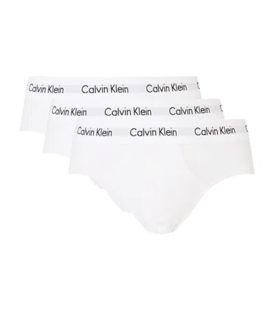 Calvin Klein Cotton Stretch Hip Briefs In White