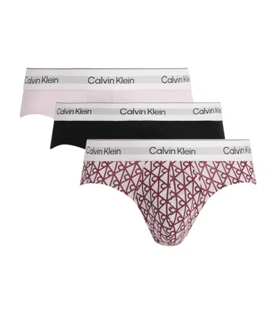 Calvin Klein Cotton Stretch Icon Hip Briefs In Neutral