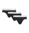 Calvin Klein Cotton Stretch Icon Hip Briefs In Black