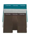 Calvin Klein Cotton Stretch Moisture Wicking Boxer Briefs, Pack Of 3 In Mcz Mulch/